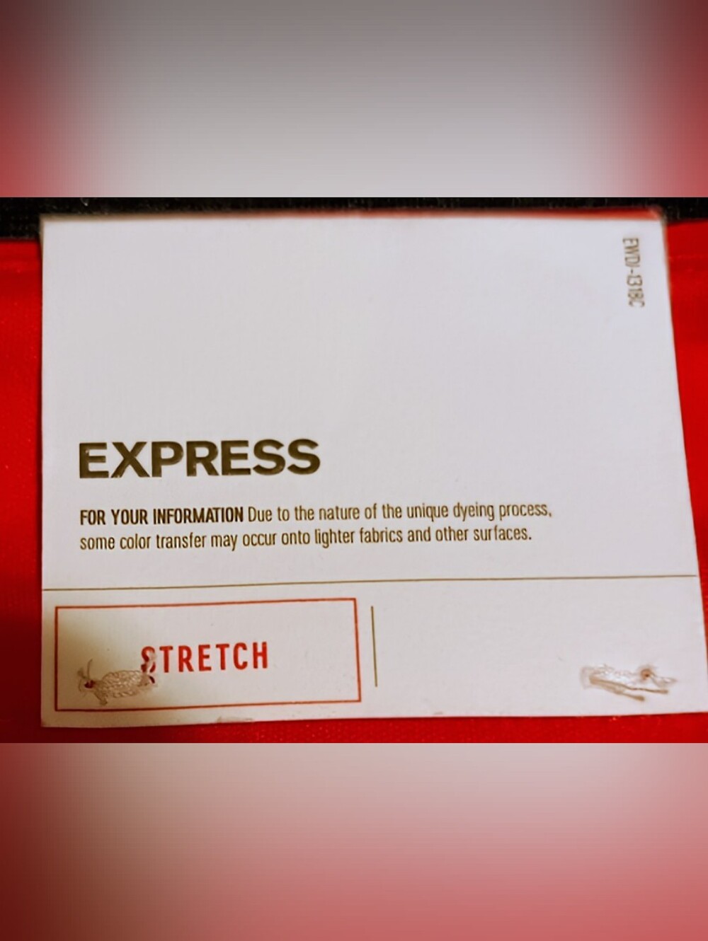 🍋Express NWT 0R red skinny mid-rise stretch - Picture 4 of 10